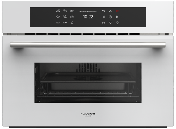 Компактный комбинированный паровой шкаф Fulgor Milano FCSO 4510 TEM WH